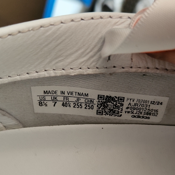 adidas Classic Black and White Loafers - Picture 7 of 7